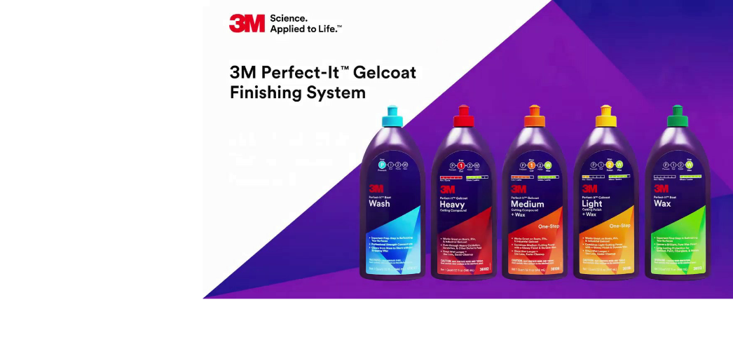 3M Marine Gelcoat finishing system